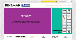 Desktop Screenshot of bikeman.pl